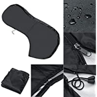Sdkmah9 cubierta para motor fuera de borda portátil cubierta de motor de barco fuera de borda impermeable de tela Oxford…
